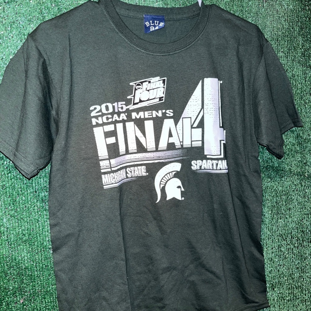 Michigan State Spartans 2015 Final Four Shirt S NCAA College Basketball MSU